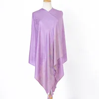 Fashion Women's Silk Scarf Luxury Satin Shawl Wraps pashmina scarf 2