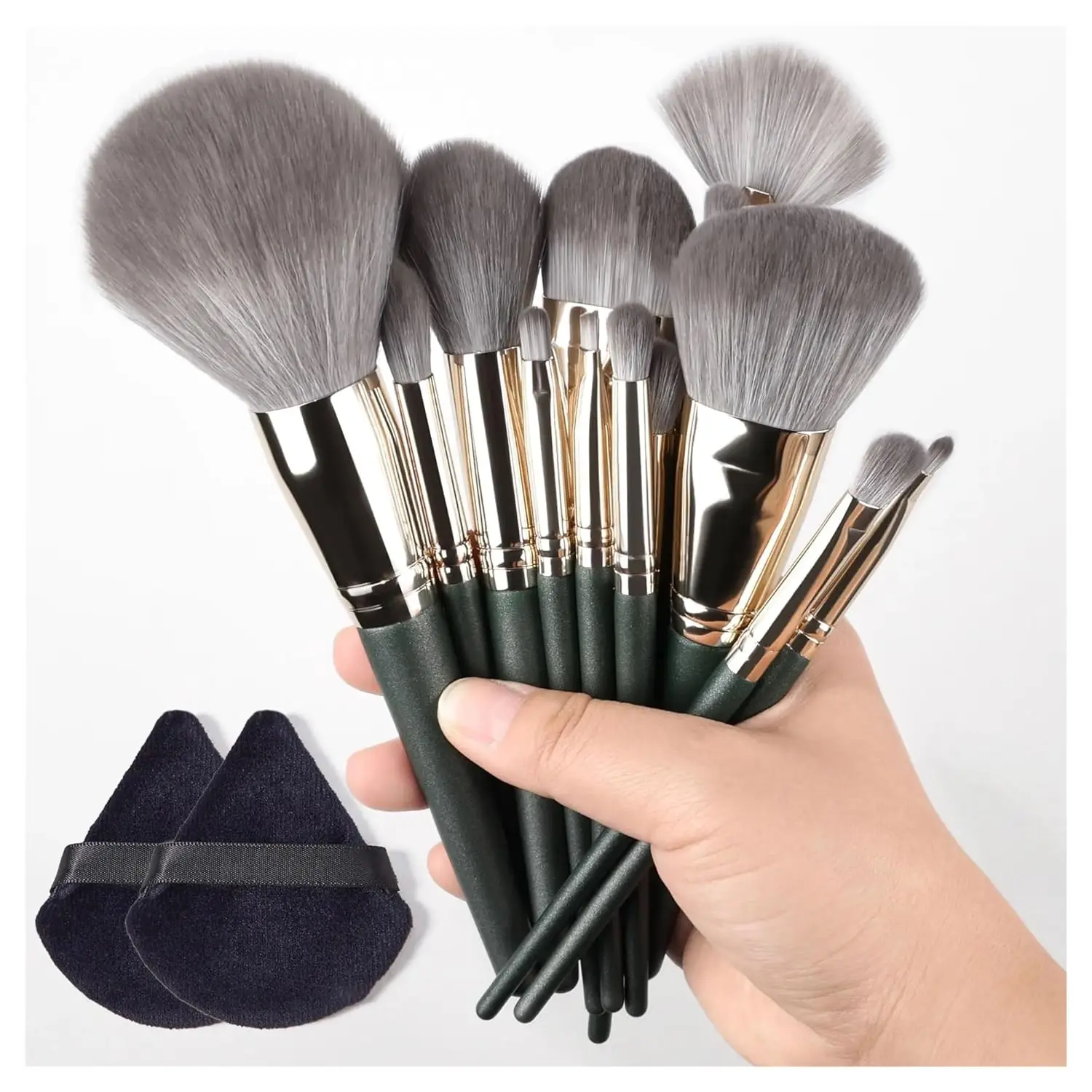 Makeup Brush Set with Travel Pouch