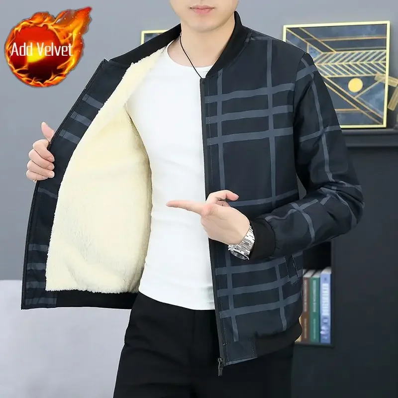 thumbnail image 1 of Abrigo acolchado de terciopelo para hombre, chaquetas acolchadas para hombre, parkas, modelos de invierno, novedad en promoción de ropa exterior, moda Harajuku, 1 of 5