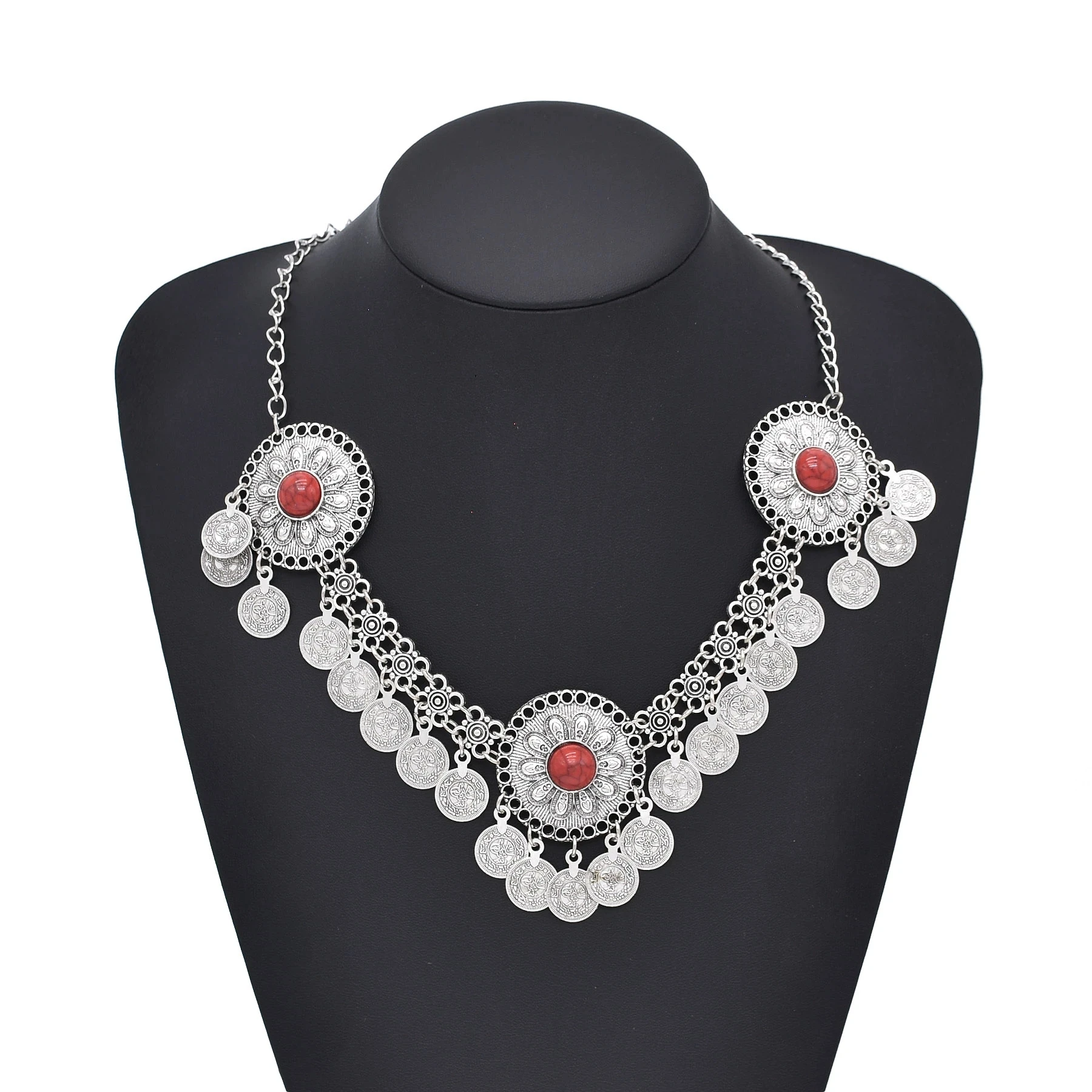 

Vintage Bohemian Coin Tassel Headband Ethnic Statement Hair Jewelry for Women Girls