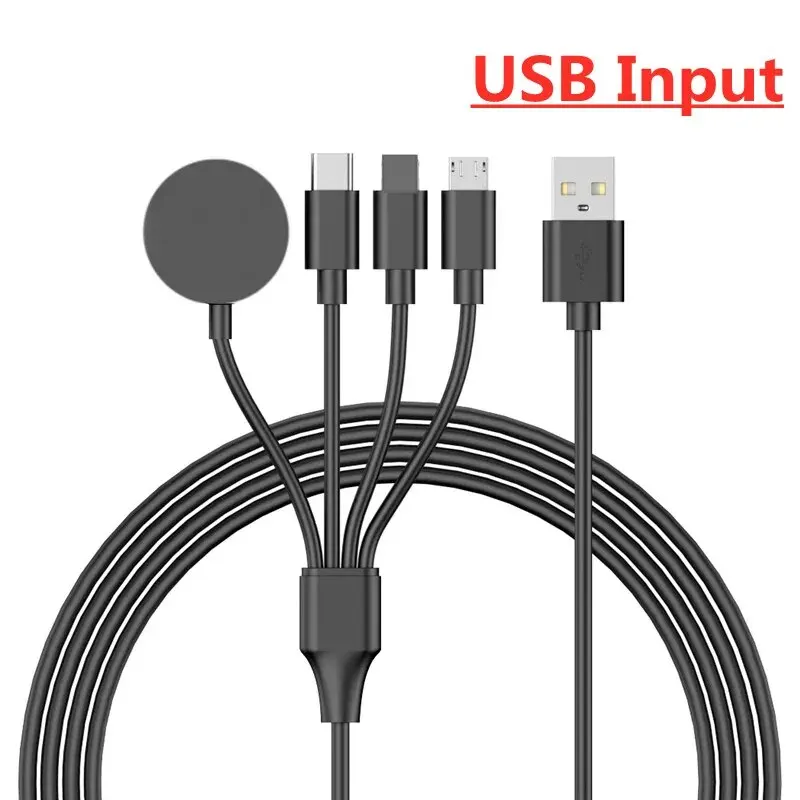 Watch Charger 4 In 1 USB Type C PD for IPhone Android Fast Watch Magnetic Wireless for Apple Watch IWatch 1-9 Ultra SE
