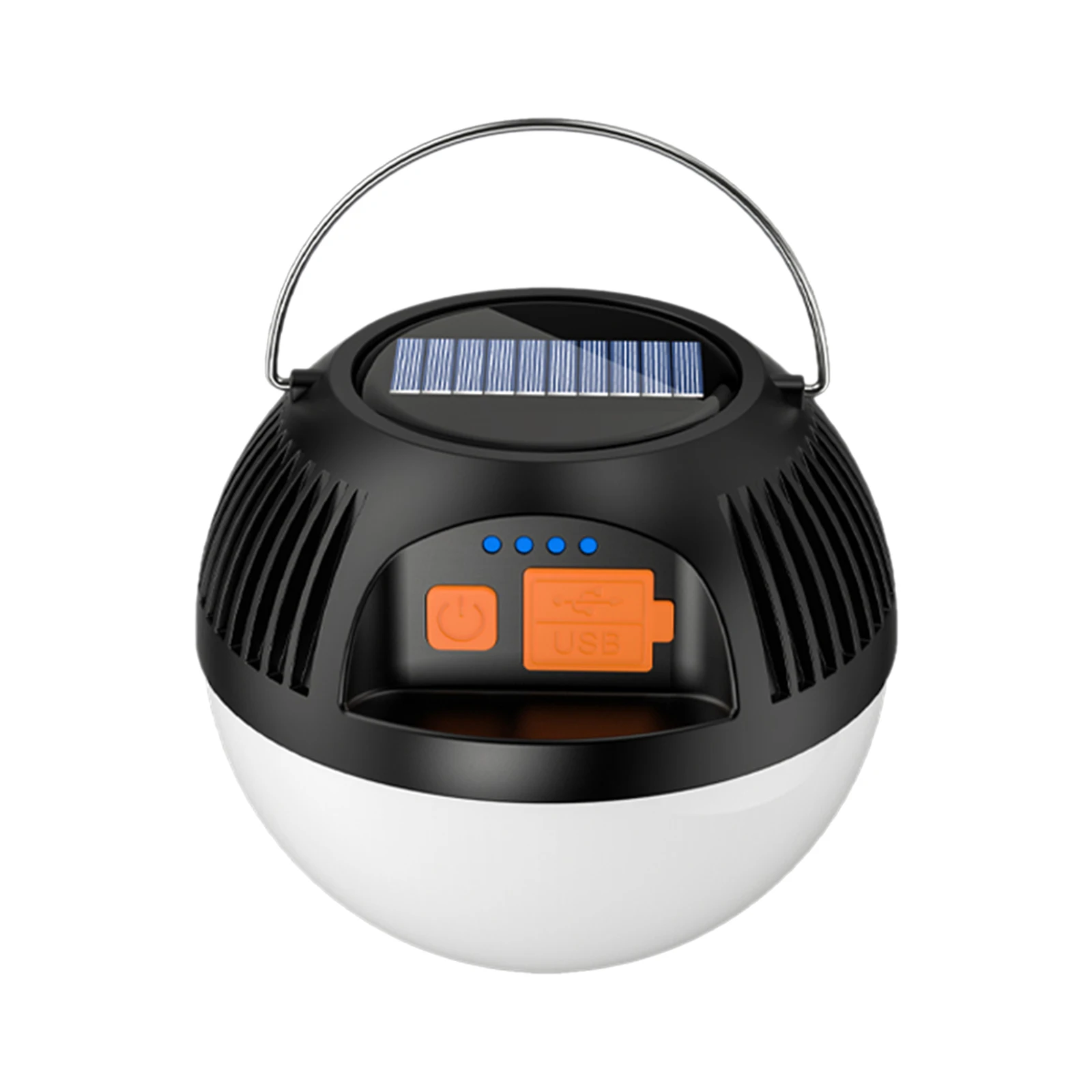 

Newest Camping Light Solar Outdoor USB Charging 3 Mode tent Lamp Portable Lantern Night Emergency Bulb Flashlight for Camp