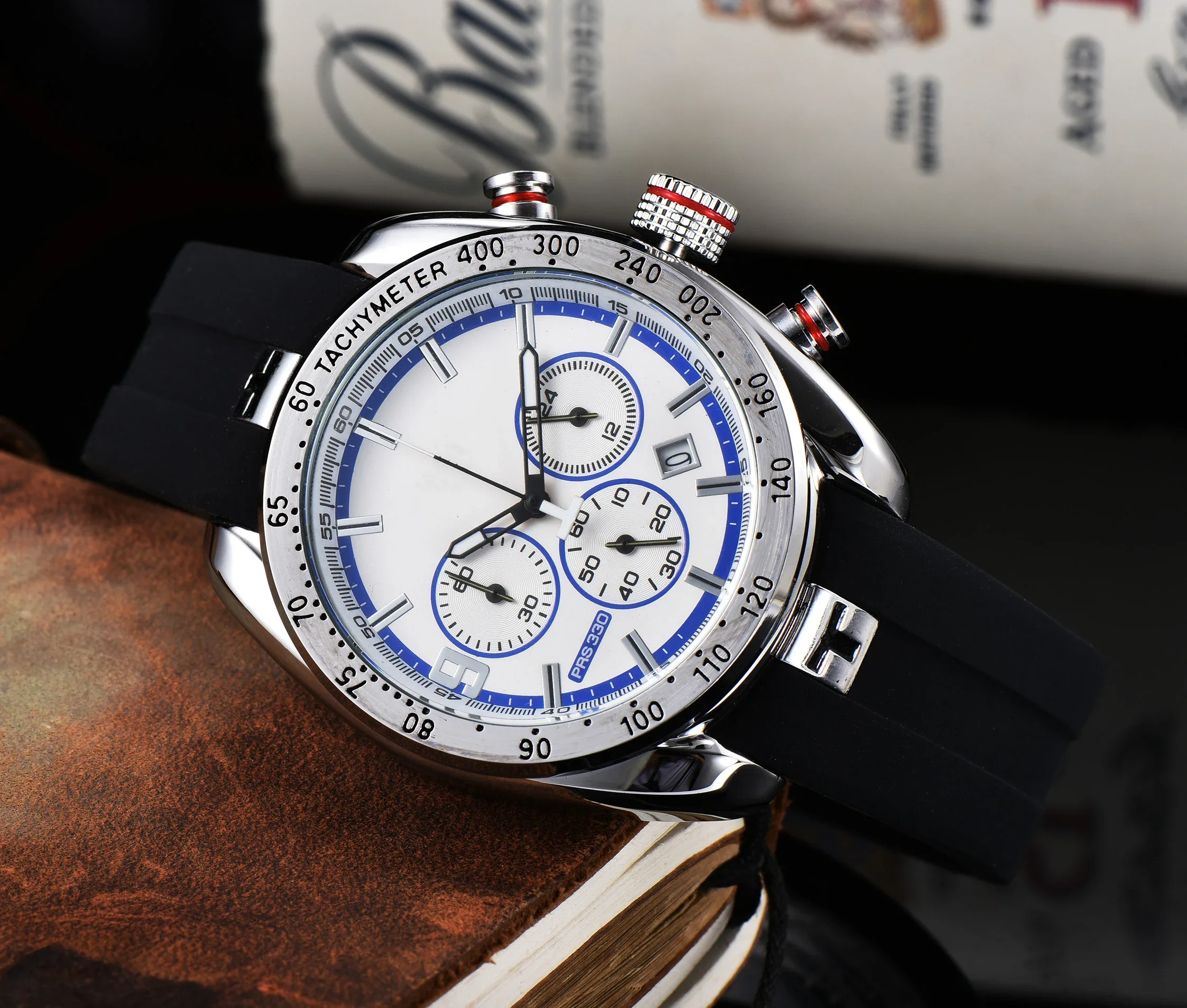 

Hot Watches for Men's Luxury Sport Design Automatic Date Wristwatch Chronograph Quartz Daily Waterproof AAA Male Clocks