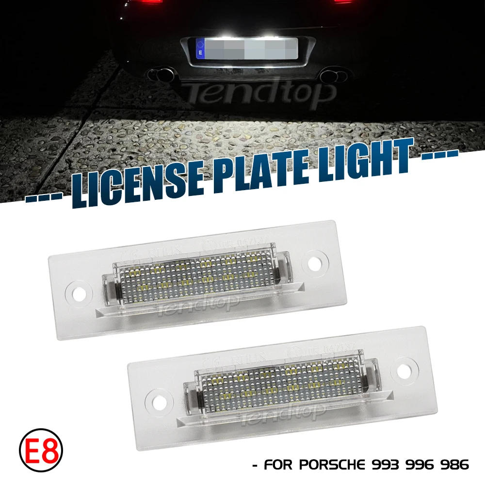 2 Pz Led Luce Targa Accessori Auto Per Porsche 911 Carrera 964 968 986 993 996 Boxster Lampadina Luci A Led Per Veicoli 2