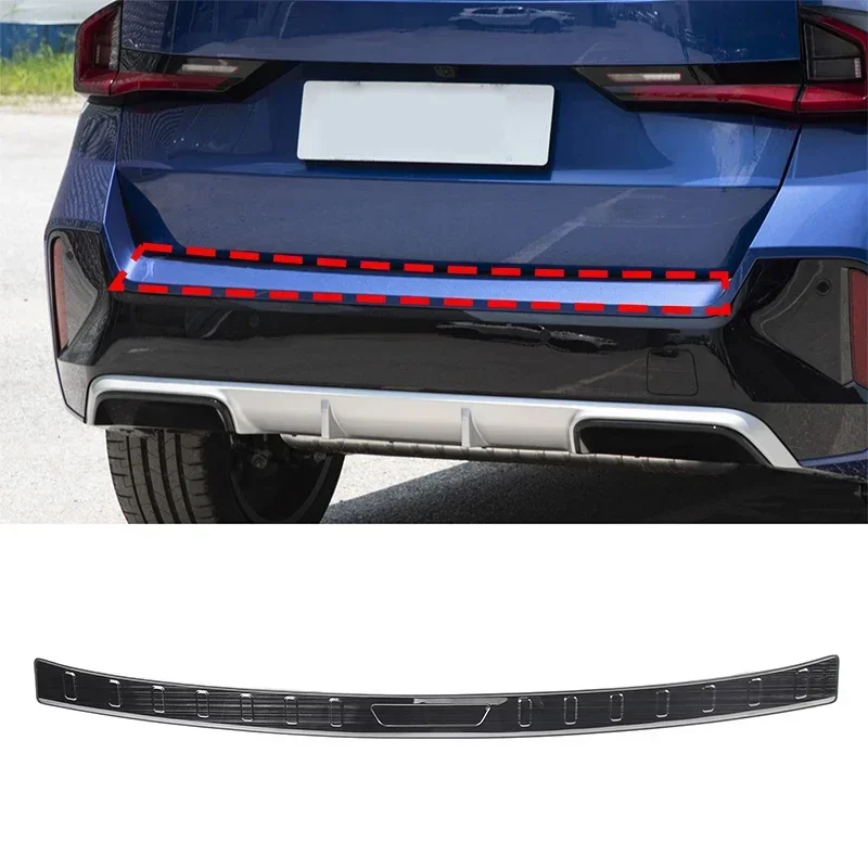 

For BMW X1 U11 Sport Version 2023-2024 Car Rearguards Stainless Steel Rear Bumper Trunk Fender Sill Plate Protector Guard Covers