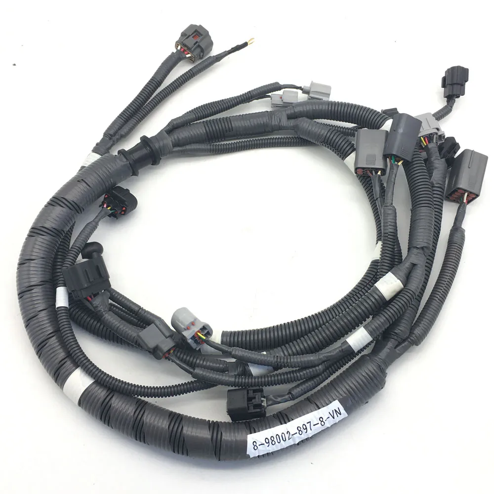 けんいち 4HK1 Engine Wiring Harness 8-98002897-7 8-98002897-8 ZX200-3
