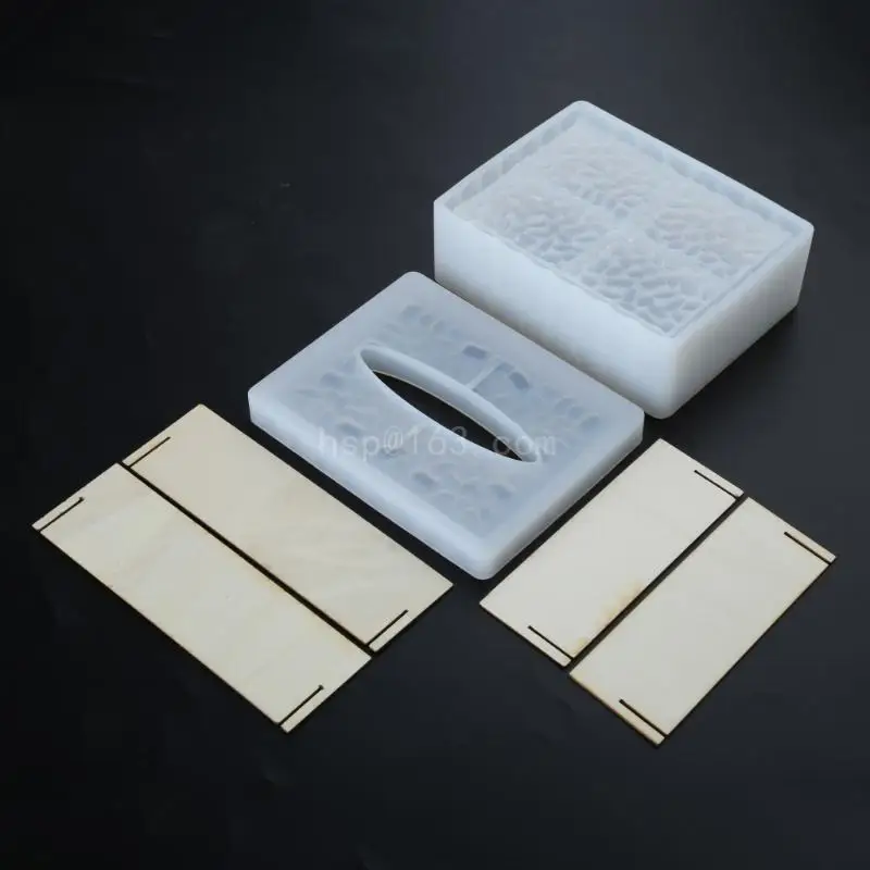 

Box Resin Molds,Jewelry Storage Box Mold Silicone Tissue Box Mold for DIY Trinkets Napkin Container Home Decor