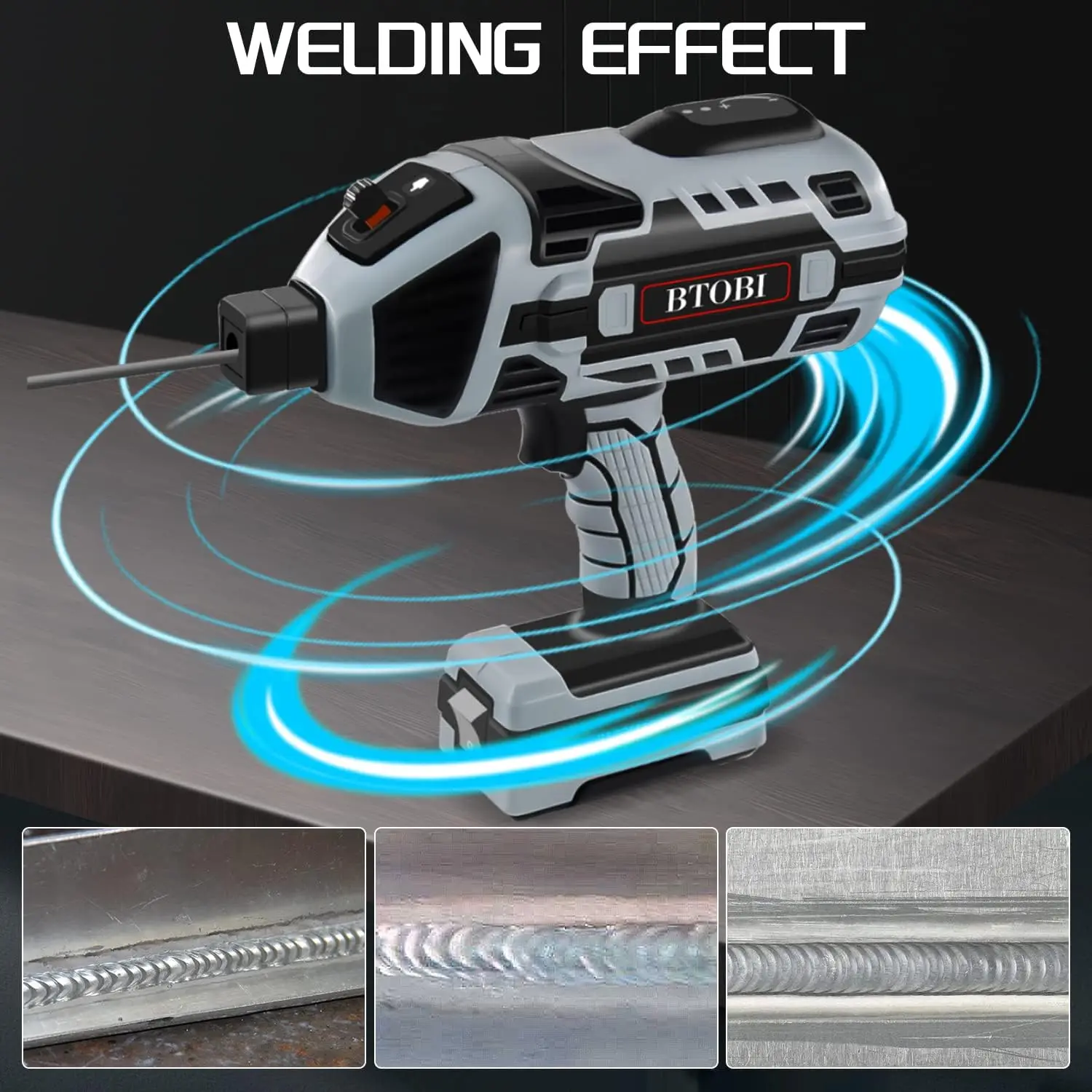 Welding Machine Portable ARC Welder Machine Gun IGBT Standing Handheld Welding 6 variable current adjustment