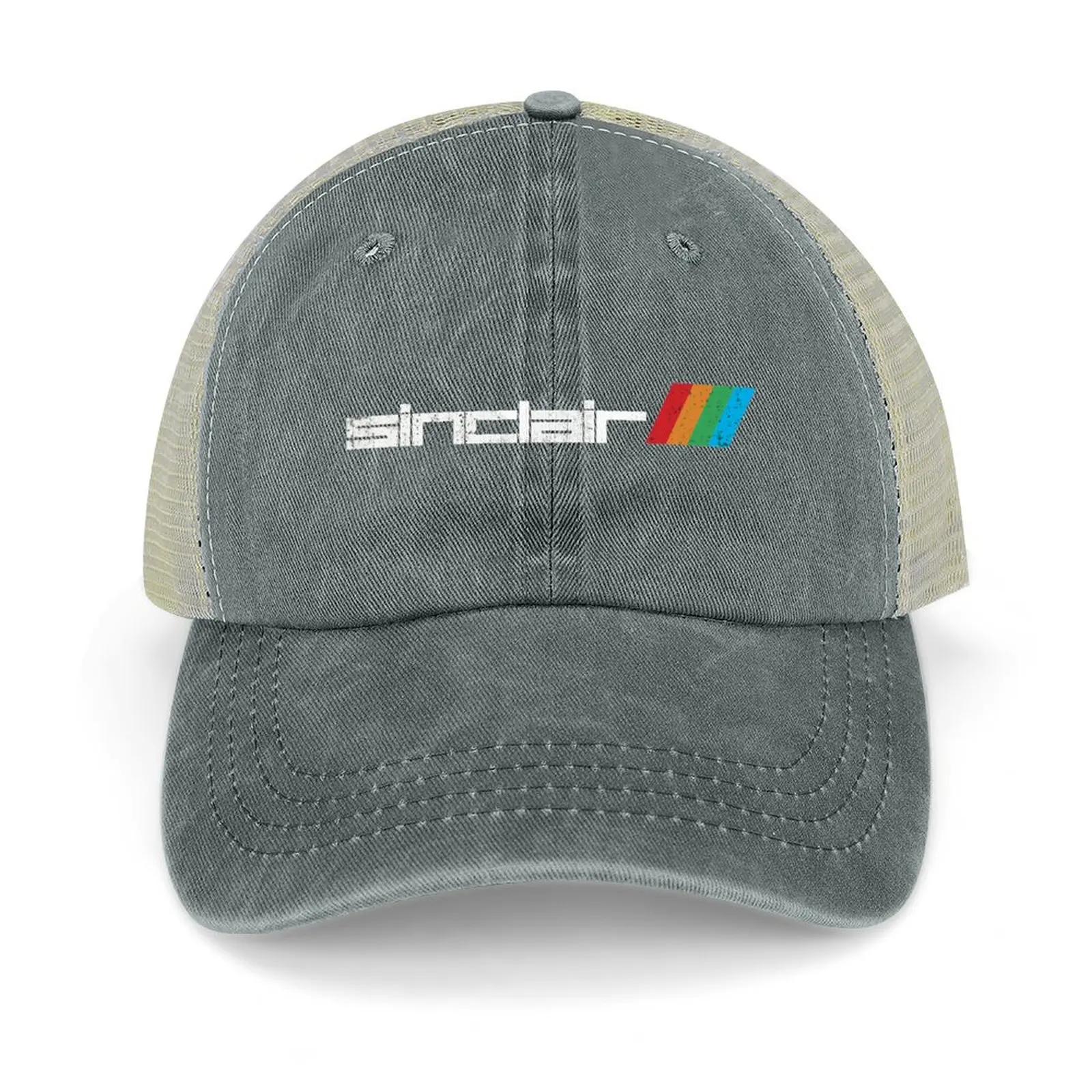 Sinclair (Zx Spectrum) Logo Aziendale Per Videogiochi Retrò Con Cappello Da Cowboy Effetto Stagionato |-F-|