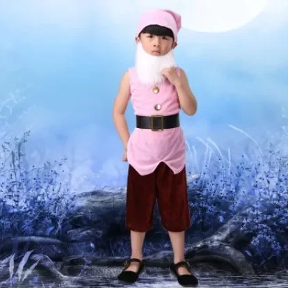 thumbnail image 1 of Ropa de cosplay de carnaval Disfraz de los siete enanitos para niños Disfraces de Navidad para niños Halloween, 1 of 5