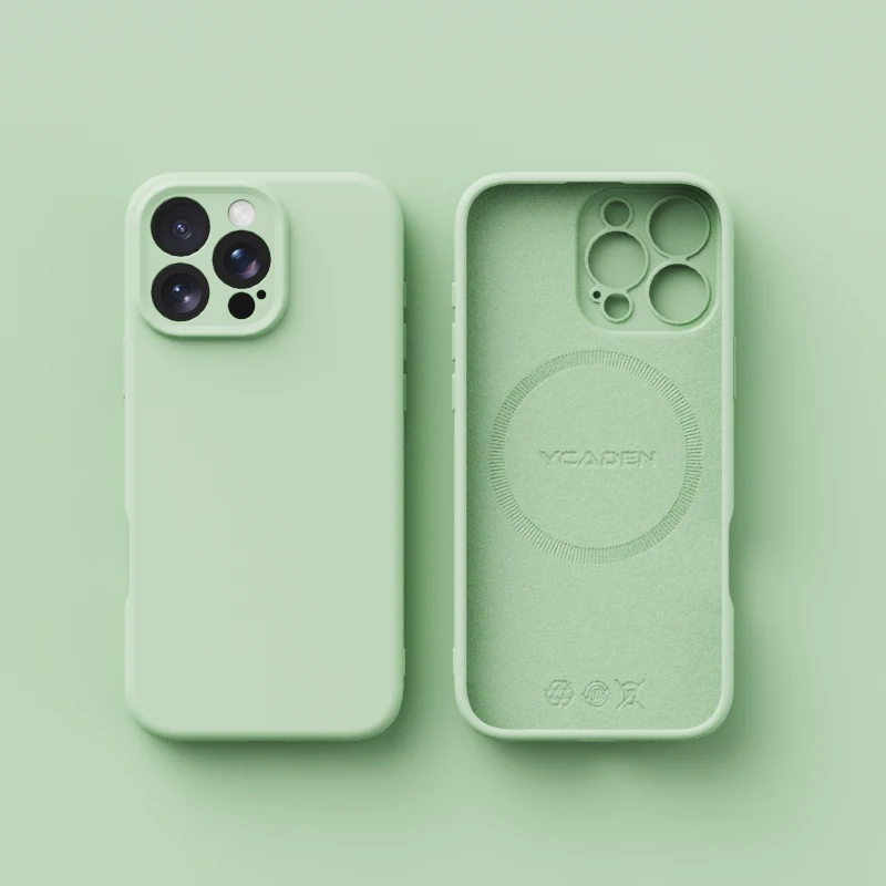 Magsafe-Compatible Liquid Silicone Soft Magnetic Charging Case