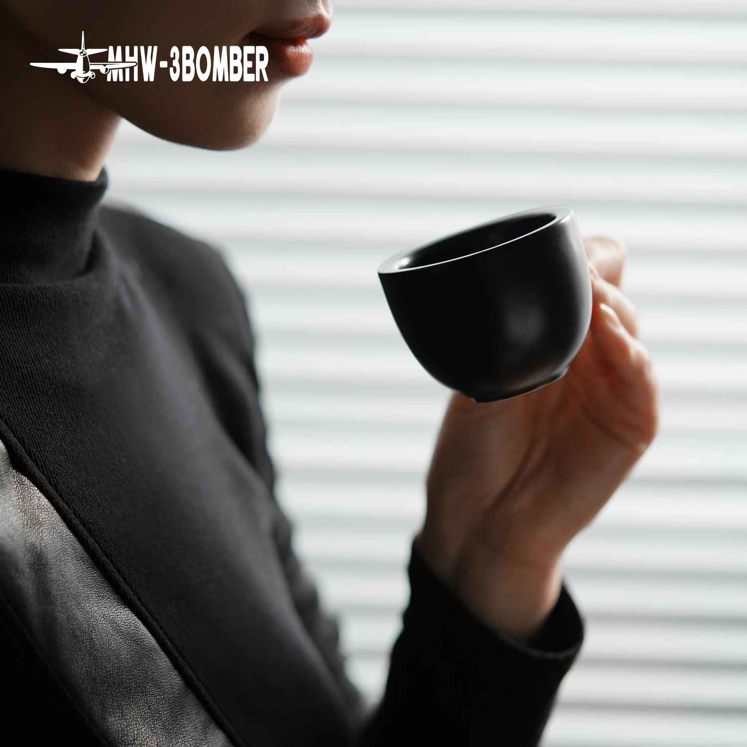 كوب قهوة إسبريسو سيراميك أبيض 90مل من MHW-3BOMBER...