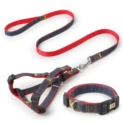 Title 4, New dog strap Adjustable collar set Cowboy pet ...