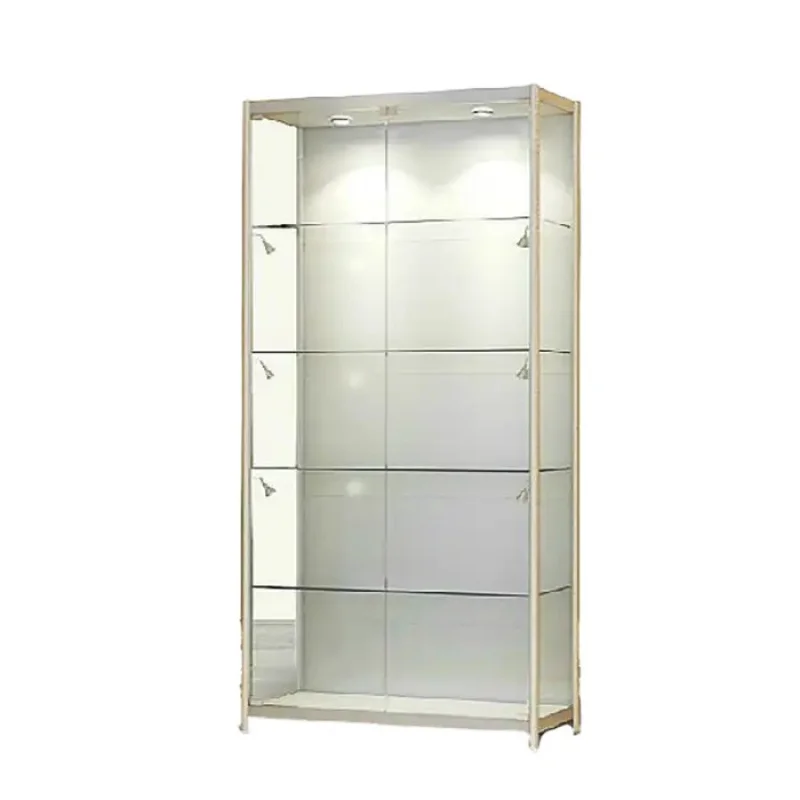 

custom.Supply cigar display cabinet smoke display counter glass showcase to USA