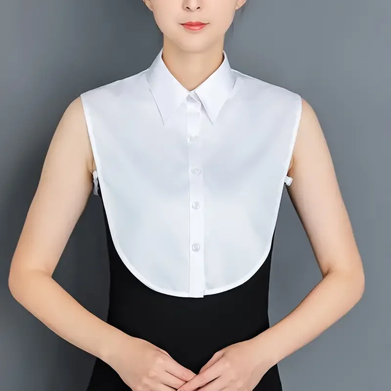 1 Pcs Versatile Knitted Half Shirt Fake Collar Lightweight Durable Elegant Upgrade Style Easily fake collar detachable collar shawl