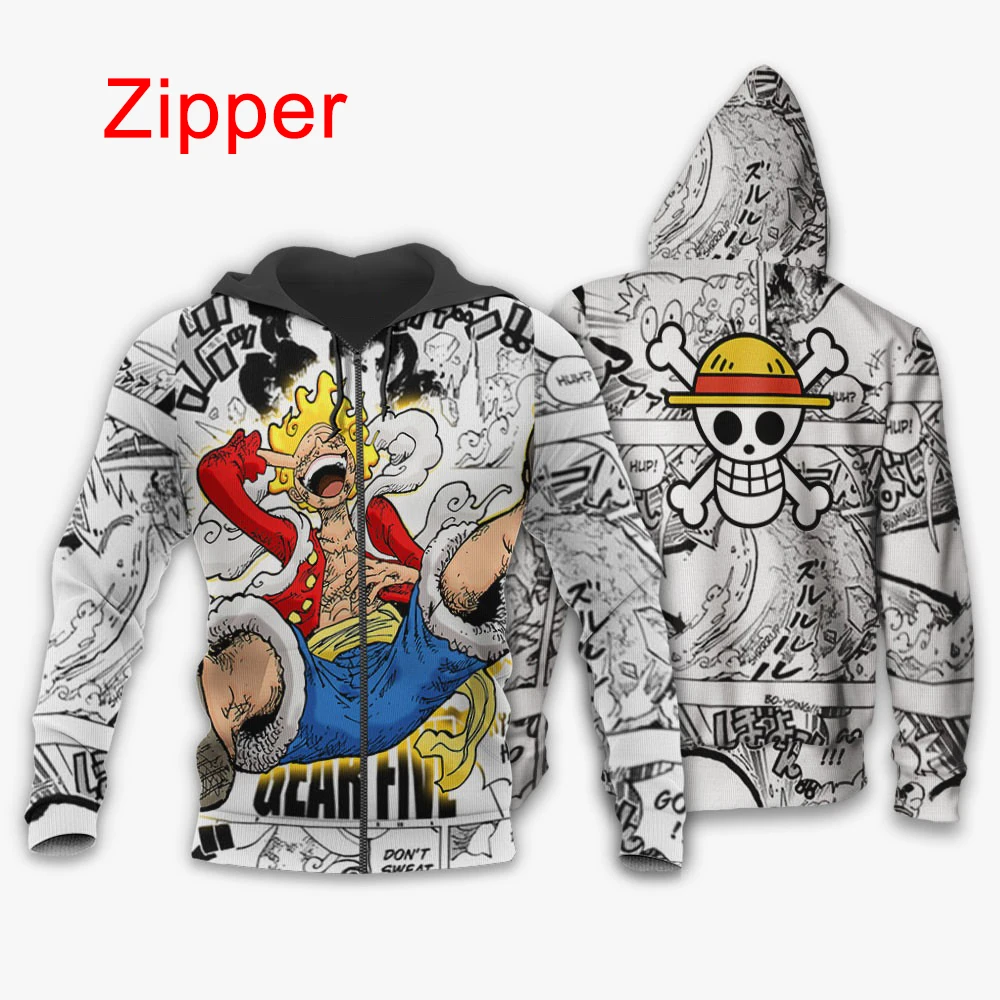 Sudadera Con Capucha De One Piece – Diseño Divertido De Monkey D. Luffy, Unisex, Talla Regular, De Algodón