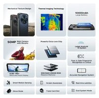 World Premiere DOOGEE Fire 6 Rugged Phone 6.56" 90Hz Display 6GB RAM 256GB ROM 50MP AI Main Camera 10400mAh/18W Android 14 2