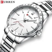 CURREN 8452 Men Ultra Thin Quartz Watch Simple Hodinky Fashion Stainless Steel Wristwatch for Male Clock Relogio Masculino 2025