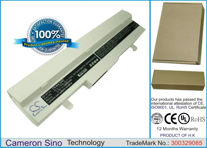 

CS 2200mAh battery for Asus Eee PC 1001HA,Eee PC 1005,Eee PC 1005H,Eee PC 1005HA,Eee PC 1005HA-A,Eee PC 1005HAB