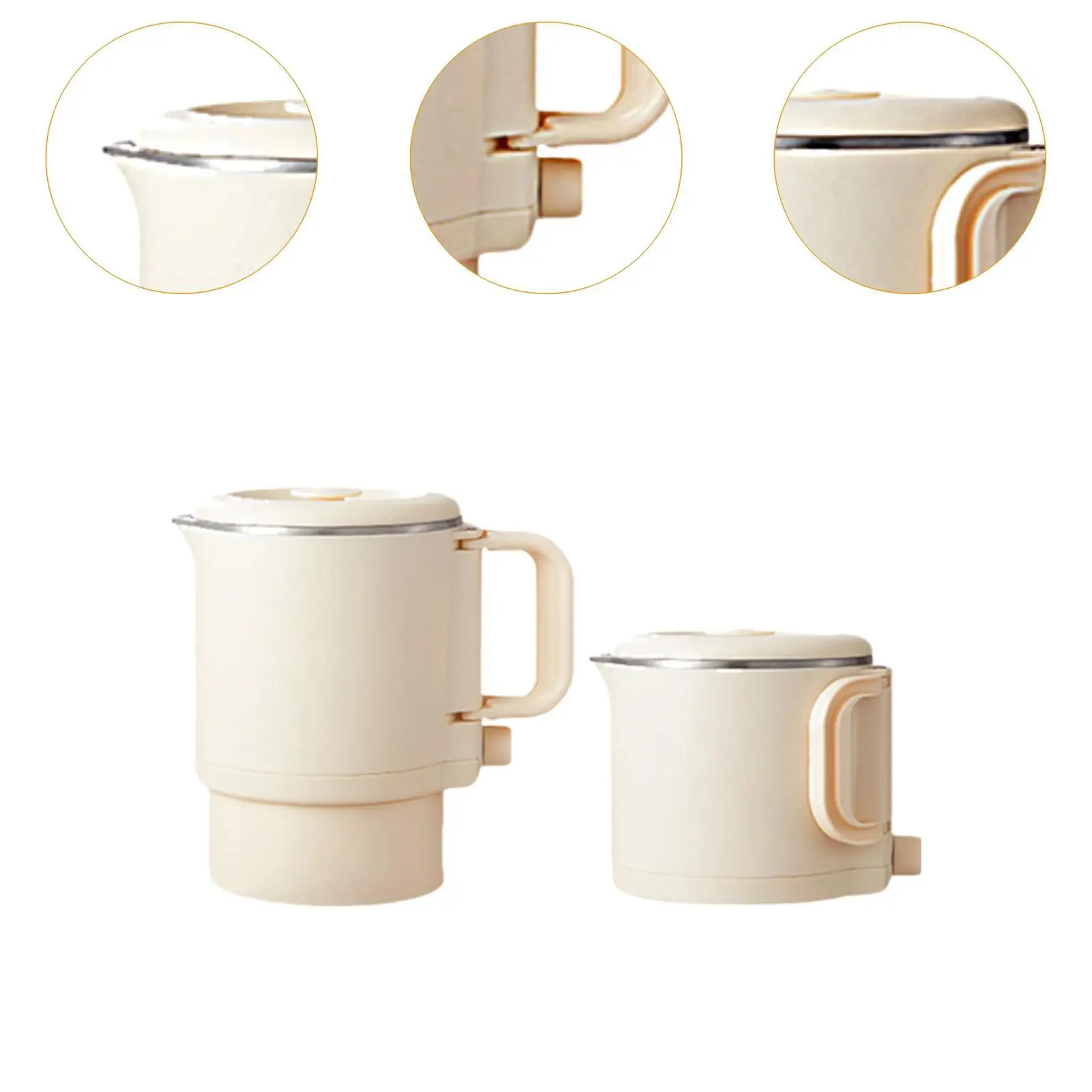 Foldable Travel Electric Kettle 800ml Coffee Kettle for Outdoor Hotel Office 5