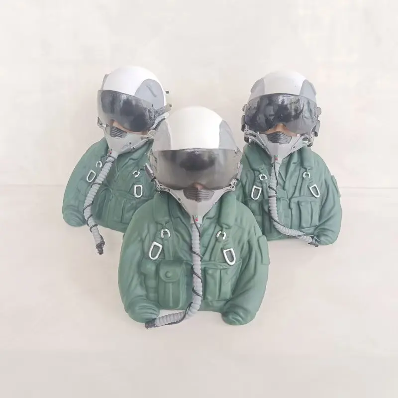 Model aircraft pilot  1/6 Jet pilots with helmet  1/6 Scale RC Airplane Pilot Figure Model 3
