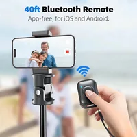3-in-1 Bluetooth Selfie Stick Tripod with Remote for iPhone Samsung GoPro DJI Insta360 Extendable Portable Vlogging Stand - Image 6