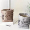 Nordic Household Pot Home Paper Creative Fabric Flower Pot Set Living Room Potting Flower Decoration Home Flower Storage Decor 1