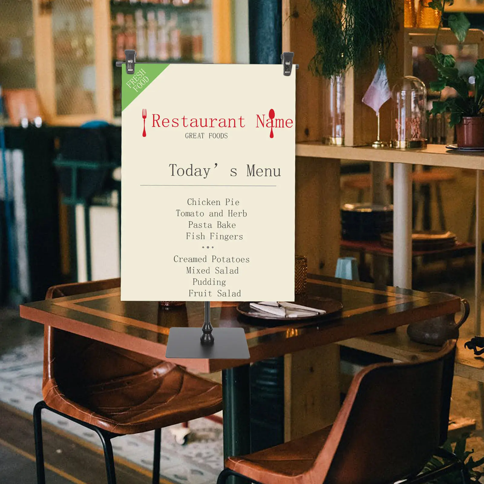 전문가용 높이 조절 가능 포스터 디스플레이 스탠드 T자형 디자인 광고 메뉴 보드 사인 프레젠테이션 다용도