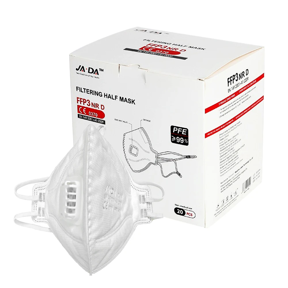 Masques FFP3 6 couches jetables CE - Lot de 20 - Protection respiratoire