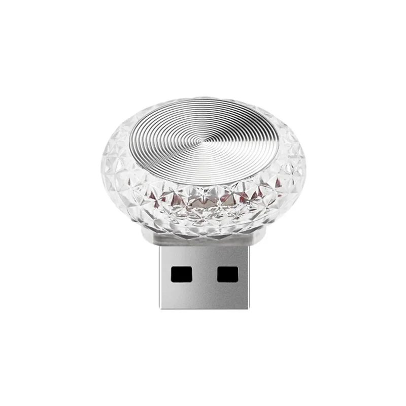 LED Car Lights USB Atmosphere Colorful Night Light Free Modification Car Atmosphere Indoor Decoration Household Lights