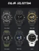 Fashion SANDA 6030 Men's Electronic Watch Sports Multi functional Waterproof LED Military Student Electronic Watch 2025 6