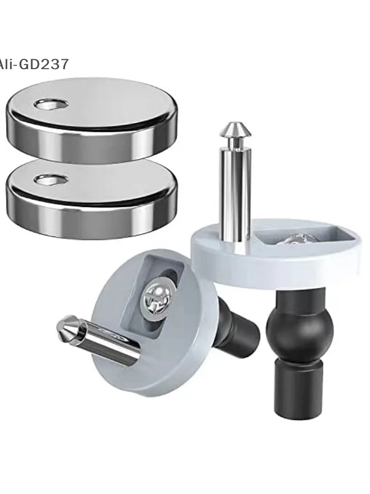 GD237-2Pcs Toilet Seat Top Fix Hinge Pack Mountings Replacement Release Quick Screws For Toilet Bathroom Furniture Accessories