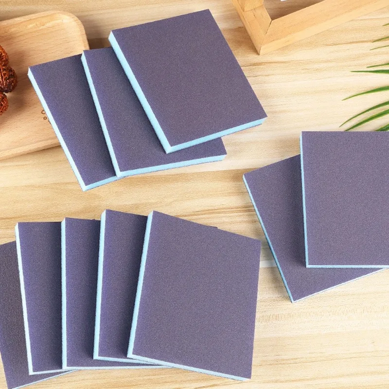 3 Pieces of Sand Grinding Sponge Soft Foam Sand Pad, Reusable Dry and Wet Sand Grinding Blocks, Suitable for Metal Furniture