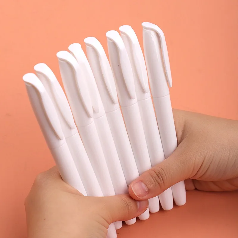 10/2pcs White Liquid Chalk Erasable Pen Marker Glass Windows Blackboard Chalkboard Window White Pen Washable erasable white marker pens marker pens pen marker