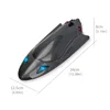 2.4G RC High Speed Boat Water-cooled Turbojet Navigation Lights Remote Control Ship 40KM/h Kids Outdoor Pool Game Toys Boys Gift 4