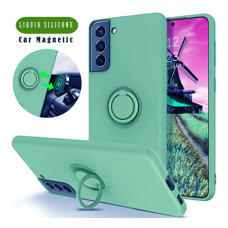 Cover telefono con anello di supporto in silicone liquido_voghion.com