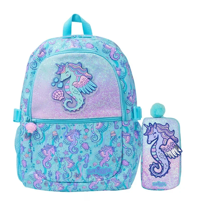thumbnail image 1 of Mochila escolar Smiggle australiana auténtica, mochila de papelería para niños, bolsa para el almuerzo, estuche para lápices, billetera, taza de agua, regalo para estudiantes, 1 of 5