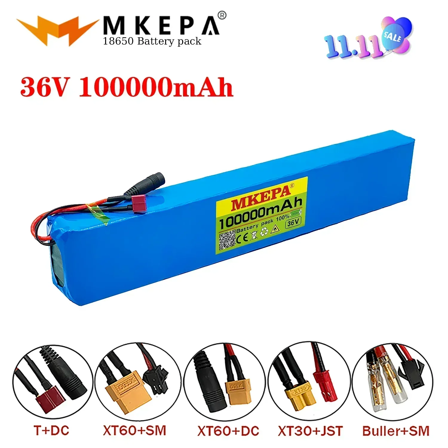 

10S4P 36V 100000mAh Electric Scooter Lithium Battery 18650 battery pack 36V 100Ah Electric Scooter Electric Scooter Battery 36v