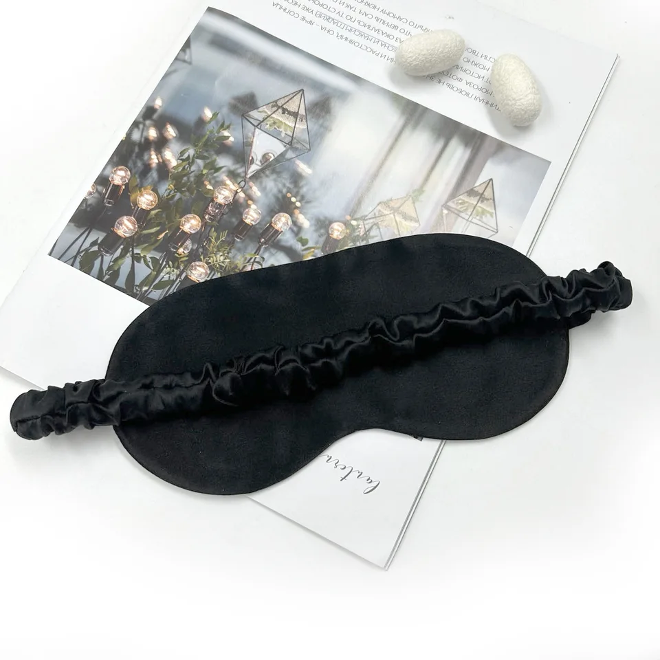 Maschera Per Gli Occhi 3D Sagomata Per Dormire – Morbida E Confortevole Con Cinghia Regolabile – Ideale Per Viaggi, Yoga, Relax – Unisex, Colore Nero - 2