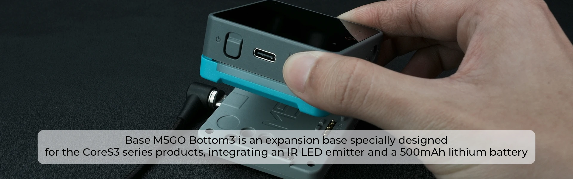 Official M5GO Battery Bottom3 (for CoreS3 only)