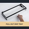 Dish Rack Punch-free Kitchen Organizer Storage Drying Shelf Wall-mounted Multifunction Drain Chopsticks Spoon Tableware Holder 6
