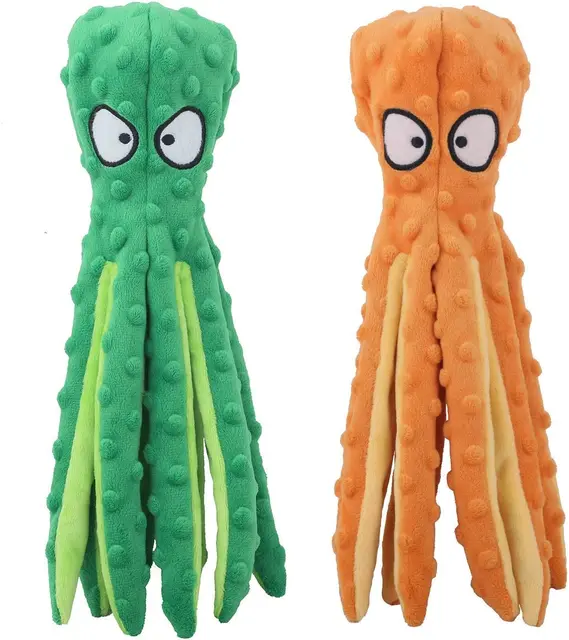 Pet Plush Dog Toy Voice Octopus Shell Puzzle Toy Bite Resistant Interactive Pet Dog Teeth Cleaning Chew Toy Pet Supplies 2