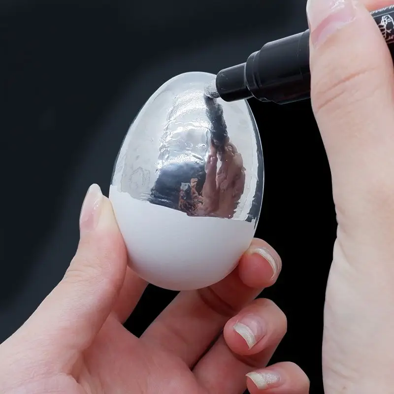 Reflective Art Marker Paint Pen Silver Liquid Chrome Shines 3/1pc for Tire,paint marker pen,markers pen,art marker pen,art markers,paint pen,marker pens