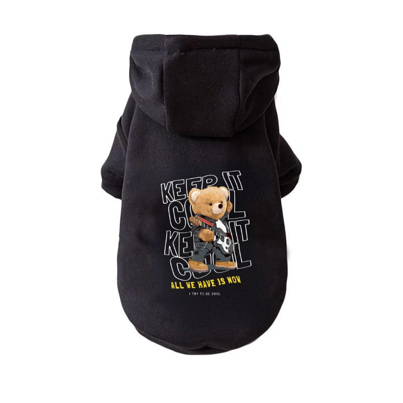 Pet clothes 24new Pet Dog Clothes Cute Cartoon Bear Dog Hoodie For Small Dogs Pullovers Puppy Costumes Chihuahua