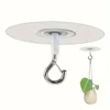 Stainless Steel Ceiling Hooks, Non-Porous Adhesive Hanging Hooks, for Lights, Greenery, Wind Chimes, and Home Decor 2