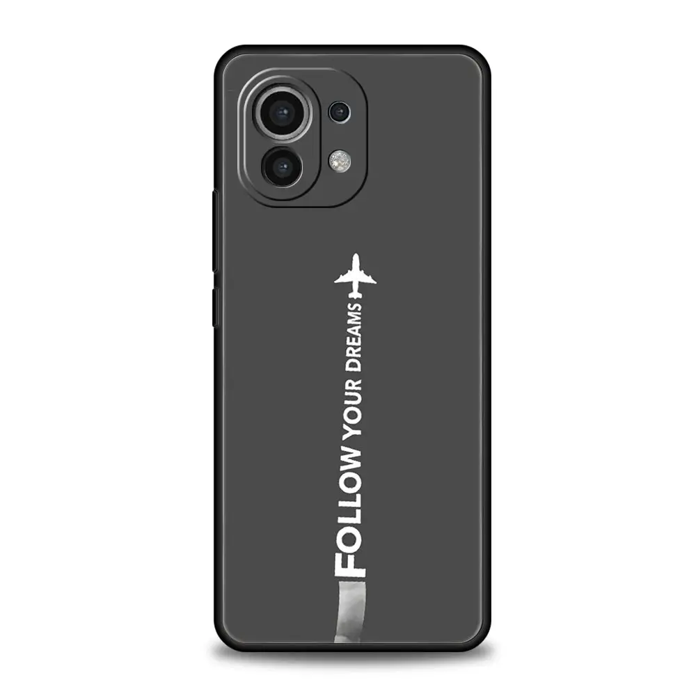 Premium Airplane Pattern Soft TPU Phone Case