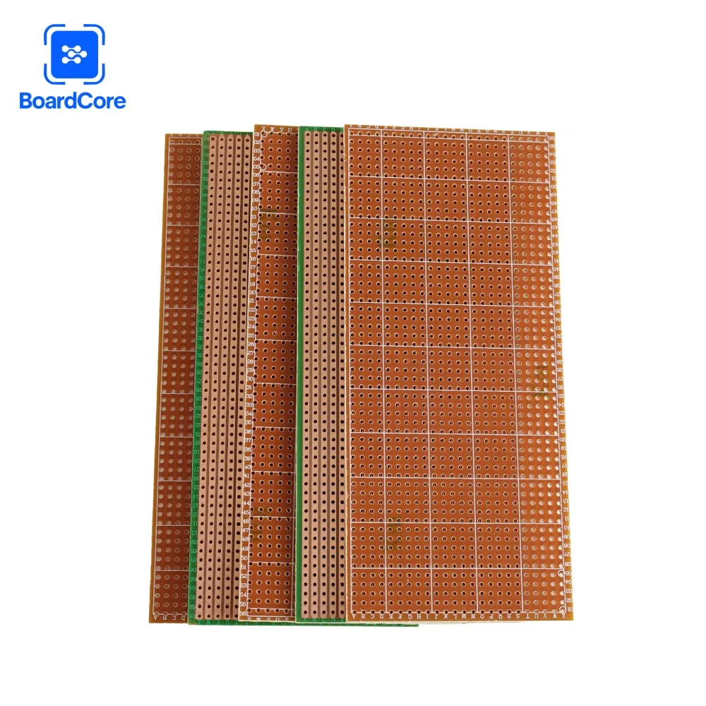 5-20PCS 6.5x14.5cm 단면 범용 인쇄 회로 PCB 프로토보드 회로 실험용 DIY 전자 브레드보드