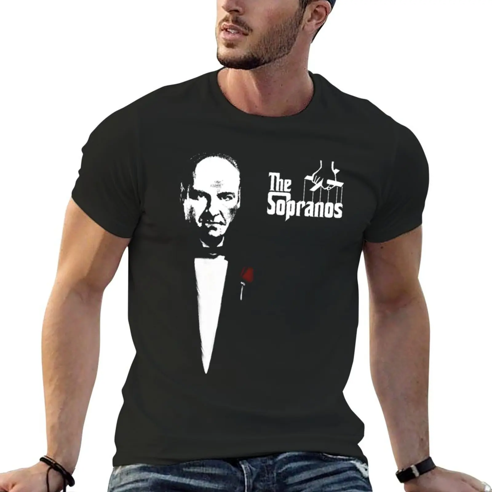 

The Sopranos (The Godfather mashup) \t \t\t T-shirt summer tops cute clothes clothes for men