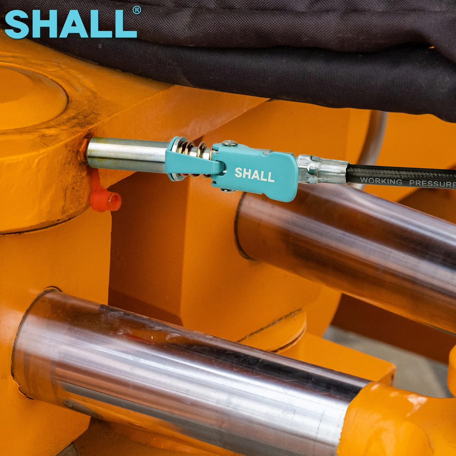 SHALL 10000 PSI Grease Gun Coupler Quick Release & Strong Locking