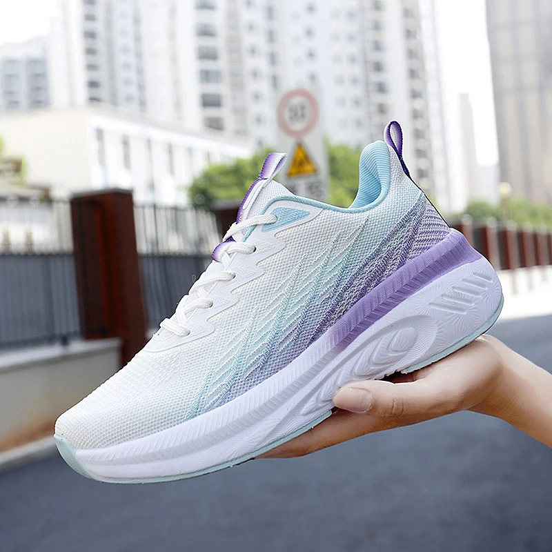 

2023 Summer Running Shoes for Women Lightweight Design Marathon Road Sport Running Shoes Female Athletic Fitness Sneakers